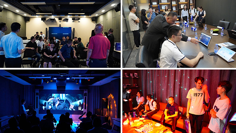 參訪團(tuán)參觀體驗(yàn)中創(chuàng)世紀(jì)展廳 參訪團(tuán)參觀體驗(yàn)中創(chuàng)世紀(jì)展廳